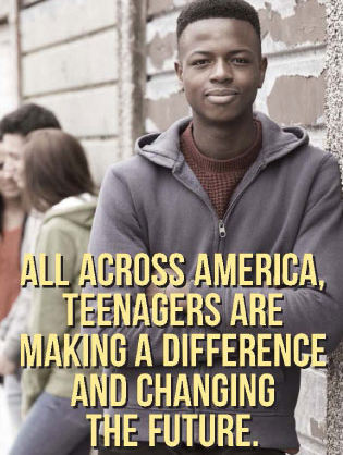 Teens make the difference.  Register to be an Organ/Tissue Donor.