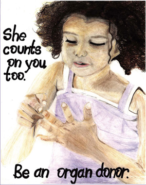 Organ Donor Poster Winner for 2006.