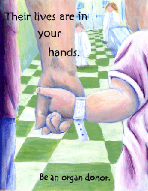 Organ Donor Poster Winner for 2008