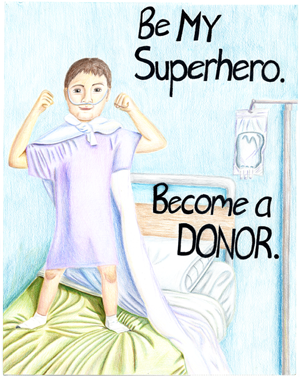 Organ Donor Poster Winner for 2014