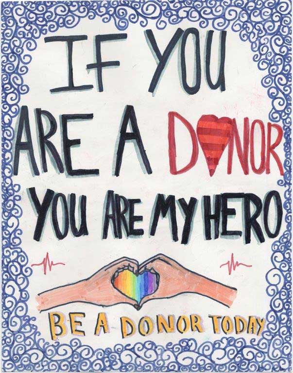 Organ Donor Poster Winner for 2020