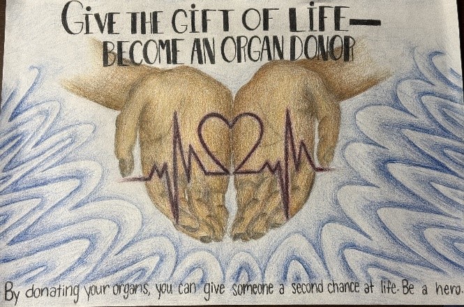 2025 Organ/Tissue Donor 3rd-5th Grade Winner